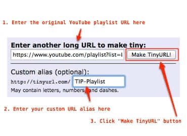 3 steps to make custom playlist url youtube