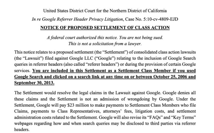 All About the Google Class Action Settlement - Yes Its Real