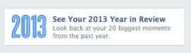 Facebook year in review page