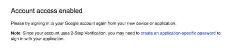 Google account access enabled-1