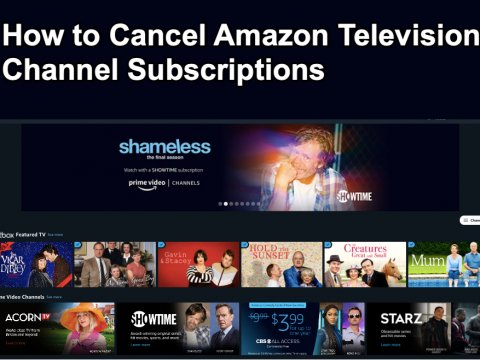 How to Cancel Amazon Television Channel Subscriptions