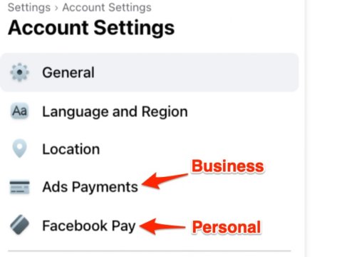 How to Find Your Facebook Payment Settings to Remove a Payment Method from Facebook