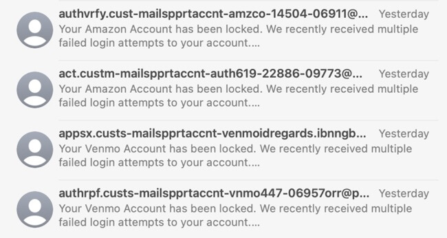 New "Your Account is Locked" SMS Text Message Scam Phishing for Amazon, Venmo, and More