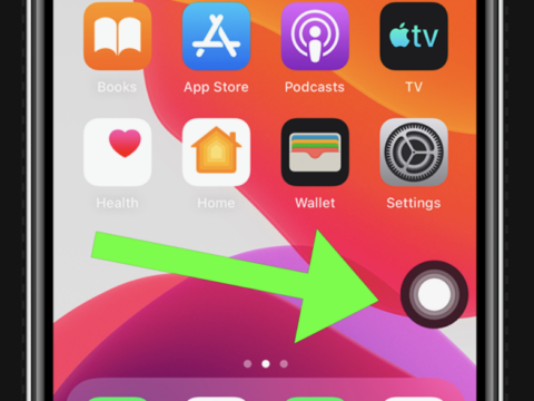 Add a home button to your iPhone