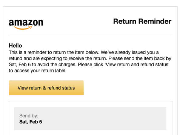 Amazon Refund Without Return Policy 2022