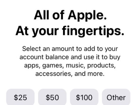add money to apple account on iphone