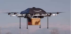 amazon drone delivery flying