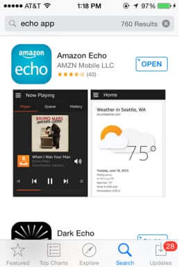 amazon echo app