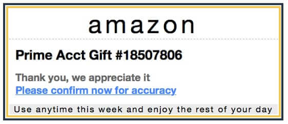 amazon new order confirmed scam spam