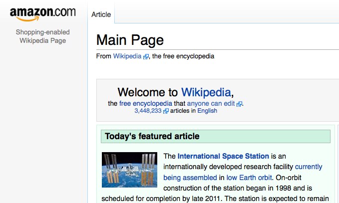 amazon-shopping-enabled-wikipedia-page-main-page