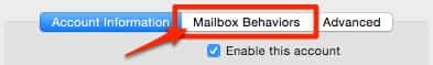apple mac mail mailbox behaviours