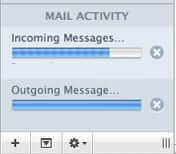 apple mail activity mail.app window
