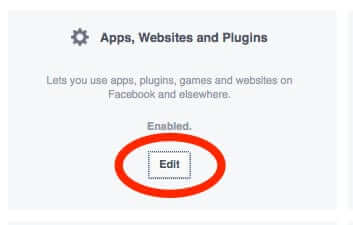 facebook apps websites plugins