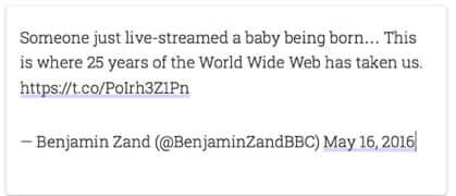 benjamin zand bbc live stream birth