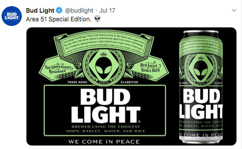 bud light area 51 special edition