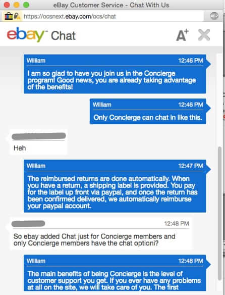 Service ebay chat customer live How to