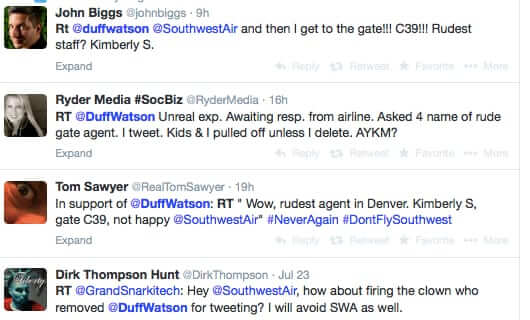 duff watson removed from SWA for tweeting the truth