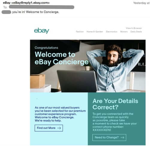 ebay concierge service