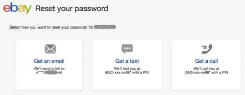 ebay reset your password