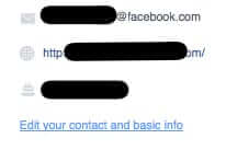 edit facebook email address
