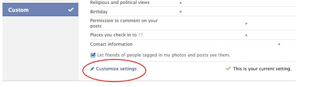 facebook-customize-settings