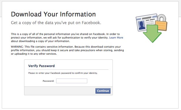 facebook-download-profile-password