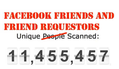 facebook friend verifier number of people scanned