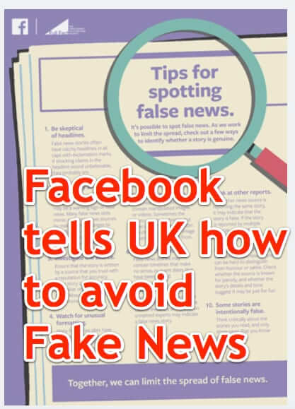 facebook full page advertisment ad tips for spotting false news