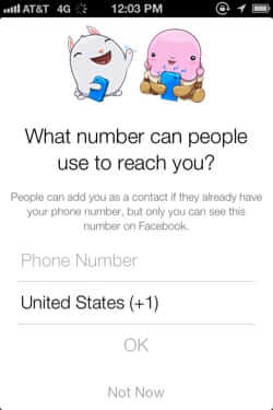 facebook messenger people find you by phone number