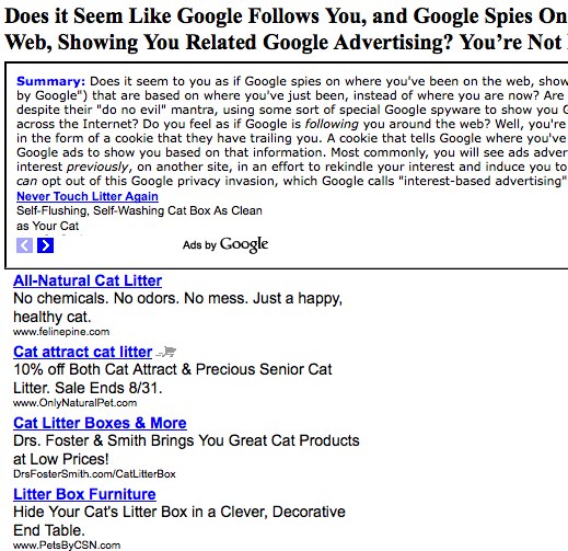 google-cat-litter-ads