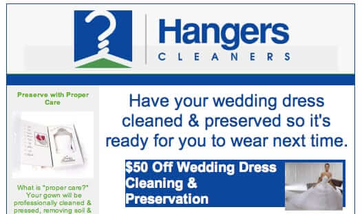 hangers cleaners wedding dress next time