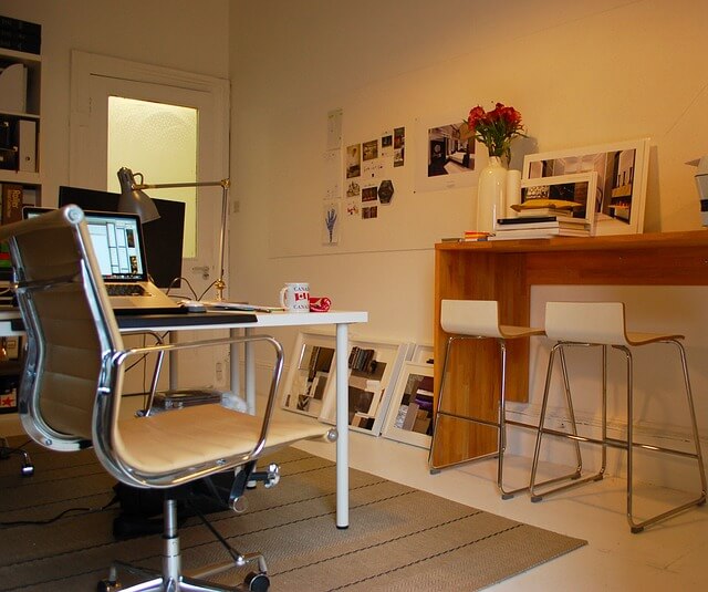Working from home: a typical home office