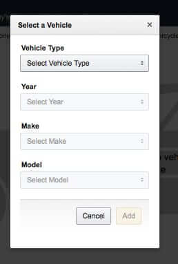 how to add a vehicle to your amazon garage blank form