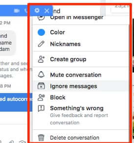 how to archive facebook messages messenger