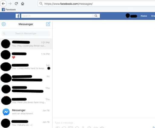 how to archive messages on facebook