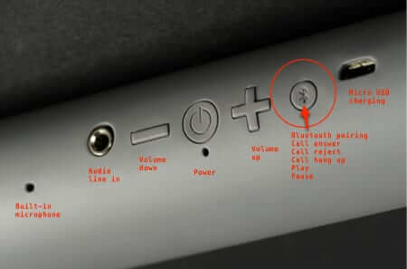 how to connect zooka speaker bluetooth button