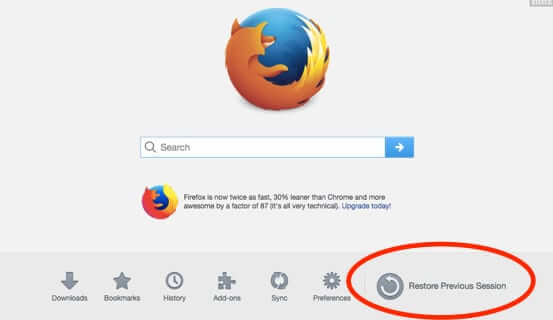 how to restore firefox tabs windows-1