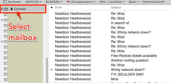 how to set threaded conversation view mac mail