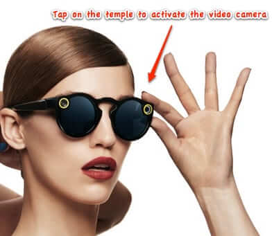 how to use snachat spectacles sunglasses