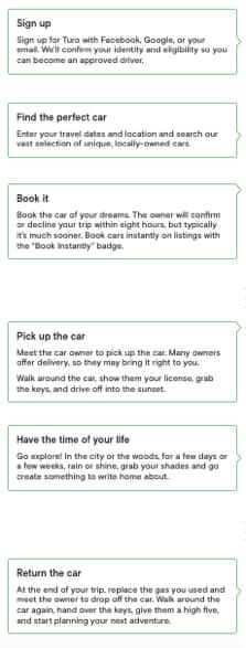 how turo works when booking a car