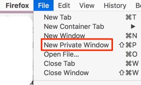 how to enable private browsing