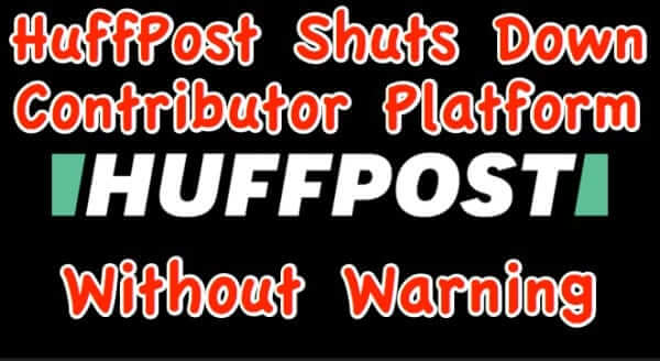 huffington post shuts down contributors