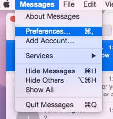 imessage messages preferences