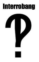 interrobang question mark with exclamation point
