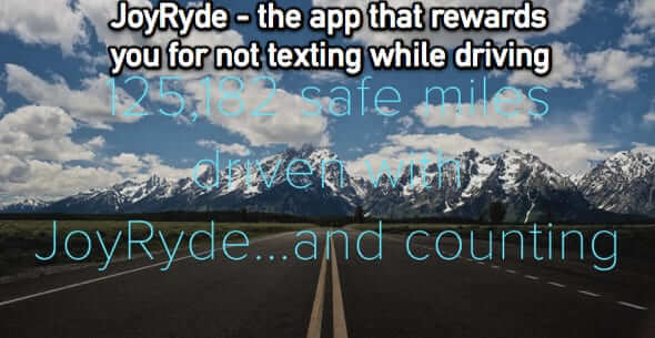 joyryde joyride joy ride texting driving app