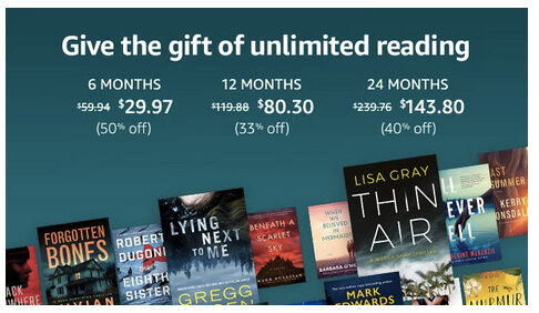 give kindle unlimited gift