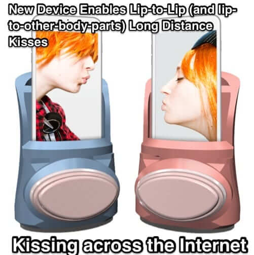 kissinger kissenger internet kissing device iphone