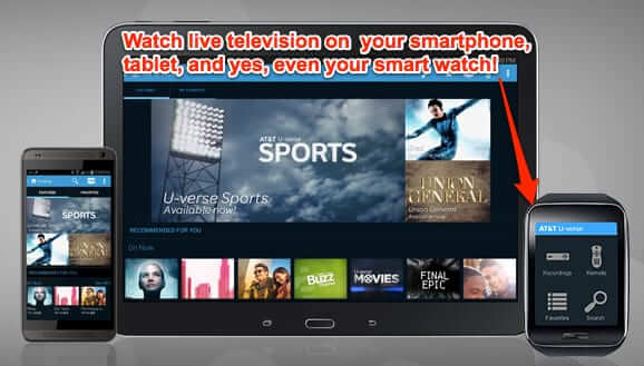 live television smartphone tablet watch