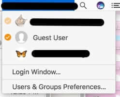 mac macbook guest user account