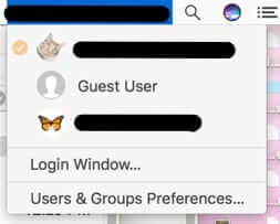 mac macbook guest user account no longer logged in